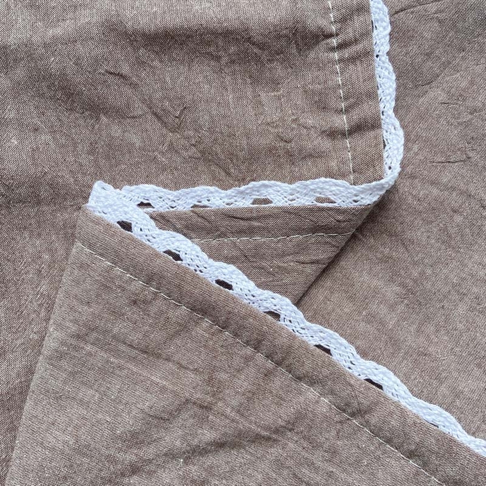 91家纺网 家纺一手货源 找家纺 卡奥家纺 2025新款A类纯棉色织枕套单枕套枕套单件 咖青年