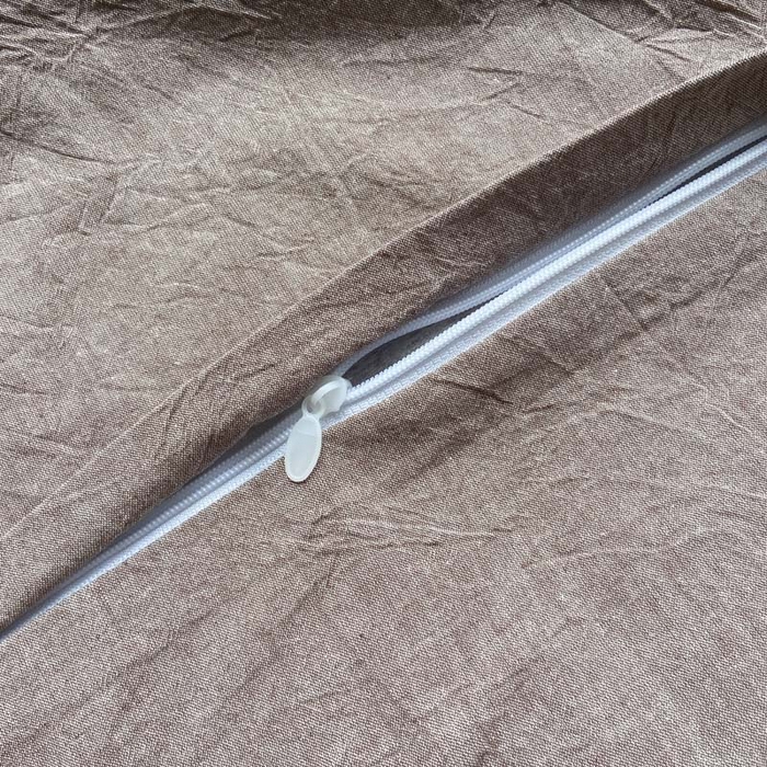 91家纺网 家纺一手货源 找家纺 卡奥家纺 2025新款A类纯棉色织枕套单枕套枕套单件 咖青年