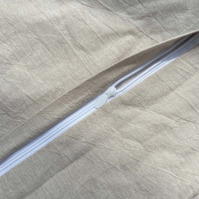 91家纺网 家纺一手货源 找家纺 卡奥家纺 2025新款A类纯棉色织枕套单枕套枕套单件 米驼