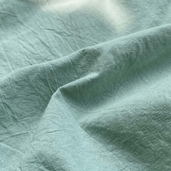 91家纺网 家纺一手货源 找家纺 卡奥家纺 2025新款A类纯棉色织枕套单枕套枕套单件 浅绿青年