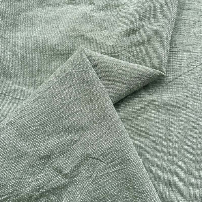 91家纺网 家纺一手货源 找家纺 卡奥家纺 2025新款A类纯棉色织枕套单枕套枕套单件 深绿