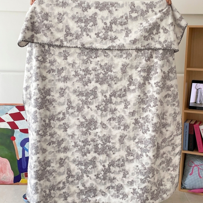 91家纺网 家纺一手货源 找家纺 晚爱家纺（原晚安家居） 2025新款跨境暖羊绒双面绵羊绒沙发毯多功能盖毯 梦幻花园