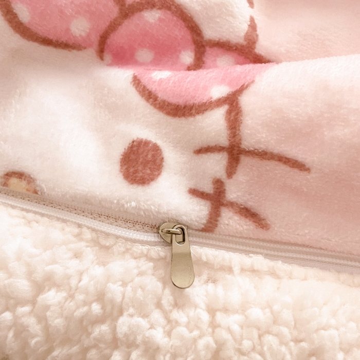 91家纺网 家纺一手货源 找家纺 金爱家 2025新款卡通多功能牛奶绒羊羔绒毛毯 羊羔绒-爱心kt