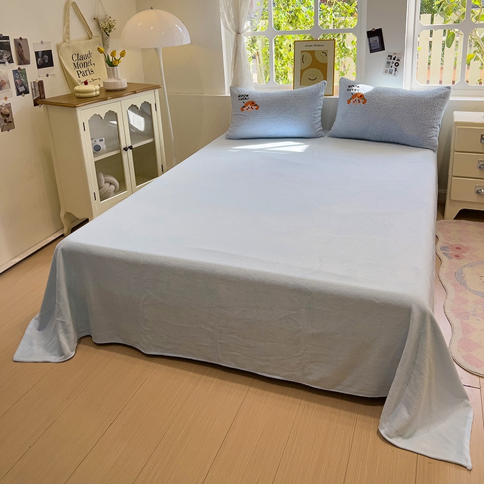 91家纺网 家纺一手货源 找家纺 （总）金爱家 2025新款泰迪绒毛巾绣四件套