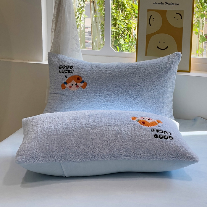 91家纺网 家纺一手货源 找家纺 （总）金爱家 2025新款泰迪绒毛巾绣四件套