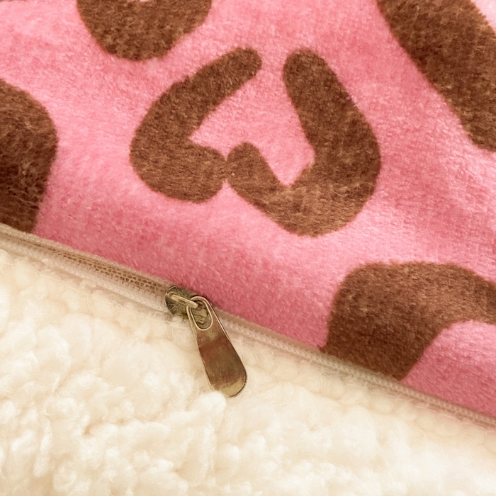 91家纺网 家纺一手货源 找家纺 金爱家 2025新款卡通多功能牛奶绒羊羔绒毛毯 羊羔绒-粉粉豹纹kt