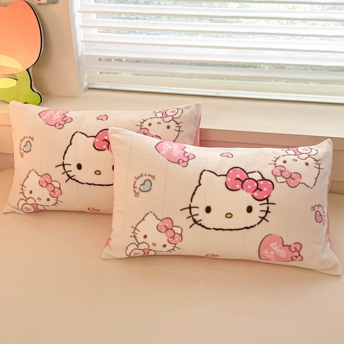 91家纺网 家纺一手货源 找家纺 金爱家 2025新款卡通多功能牛奶绒羊羔绒毛毯 羊羔绒-美美kt