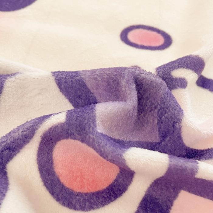 91家纺网 家纺一手货源 找家纺 金爱家 2025新款卡通多功能牛奶绒羊羔绒毛毯 羊羔绒-甜趣库洛米