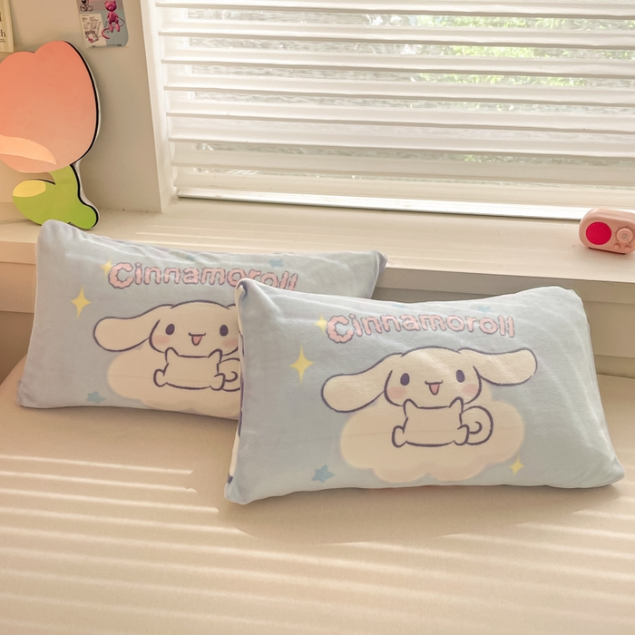 91家纺网 家纺一手货源 找家纺 金爱家 2025新款卡通多功能牛奶绒羊羔绒毛毯 羊羔绒-云朵玩偶大耳狗