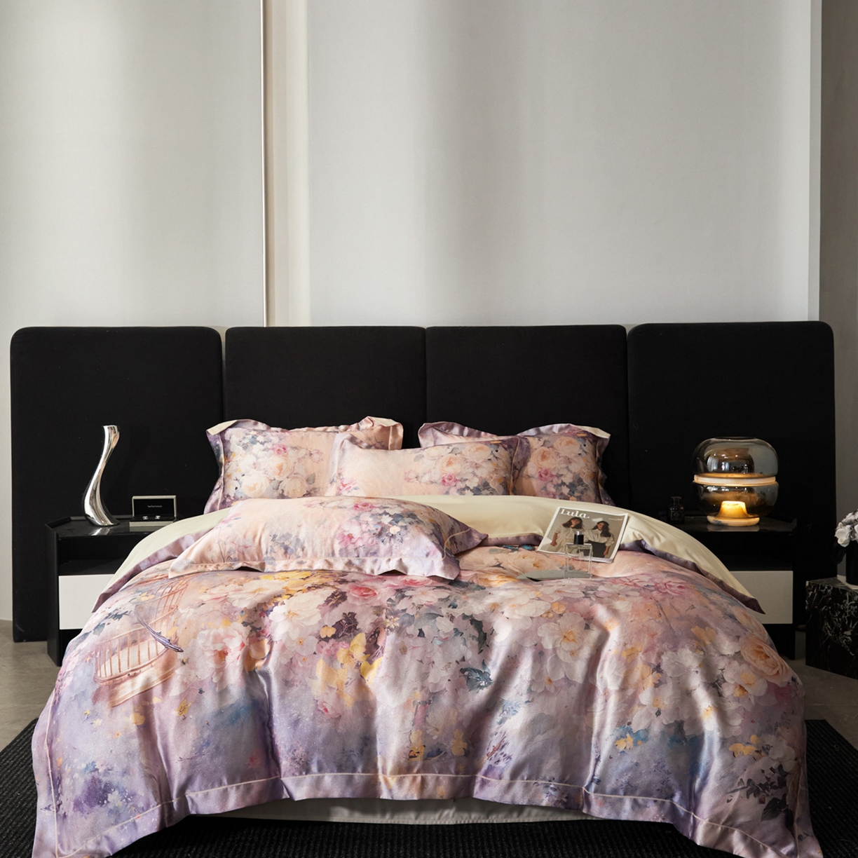 91家纺网 家纺一手货源 找家纺 （总）莱欧纳家纺 2025新款金丝线提花四件套