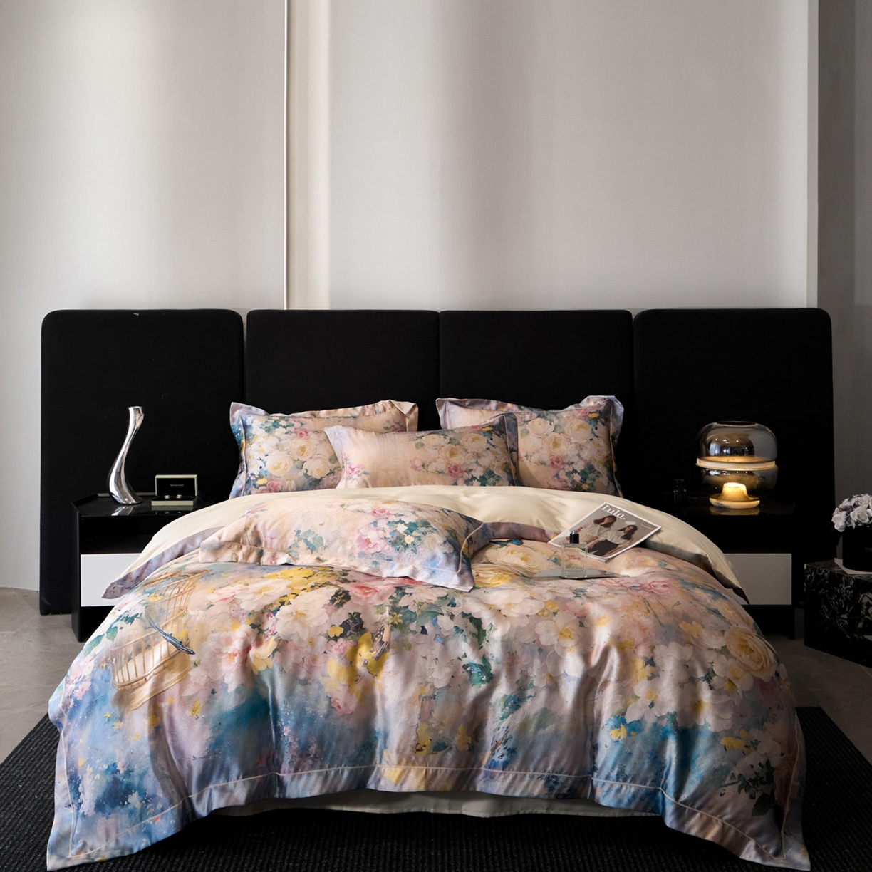 91家纺网 家纺一手货源 找家纺 （总）莱欧纳家纺 2025新款金丝线提花四件套