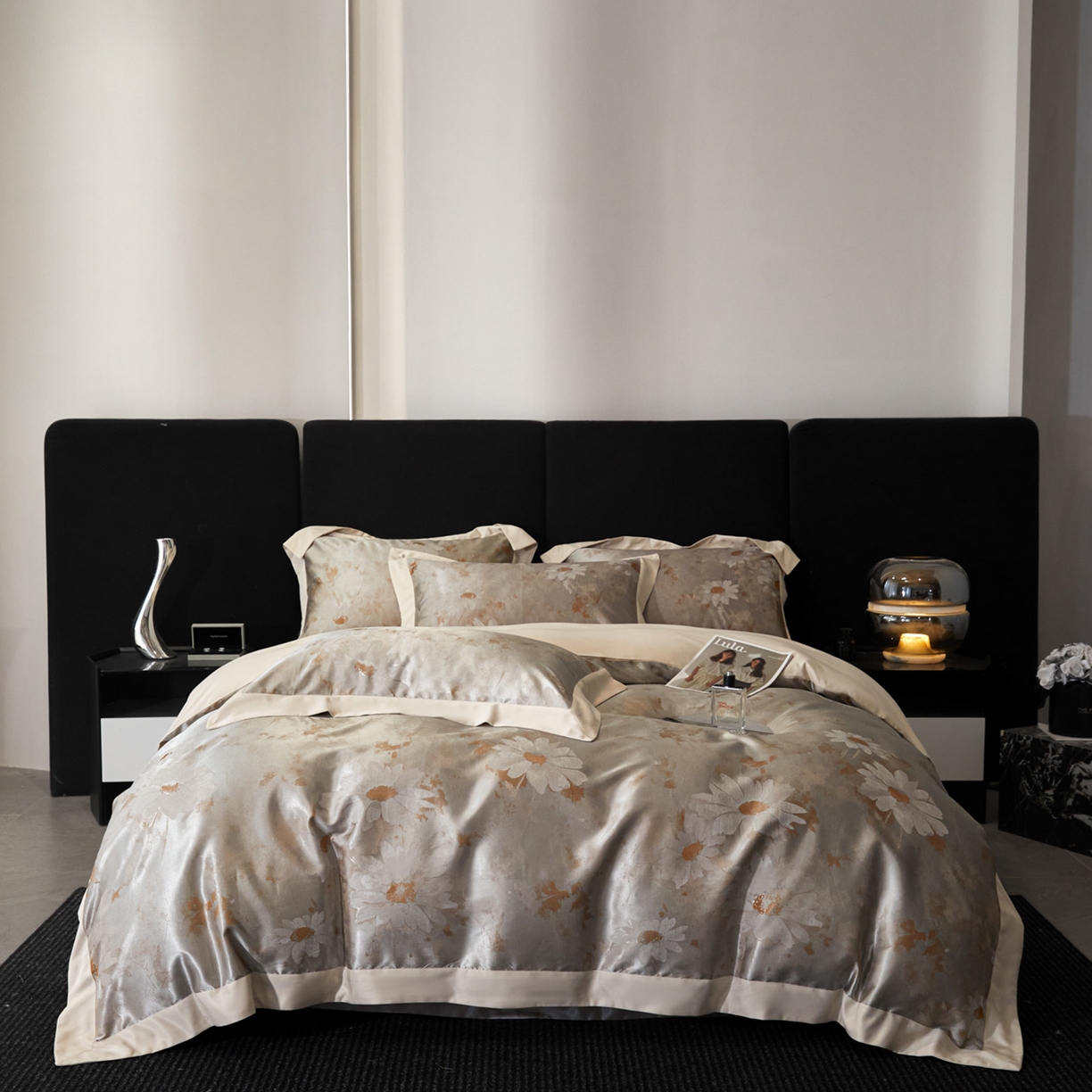 91家纺网 家纺一手货源 找家纺 （总）莱欧纳家纺 2025新款轻奢欧式提花四件套