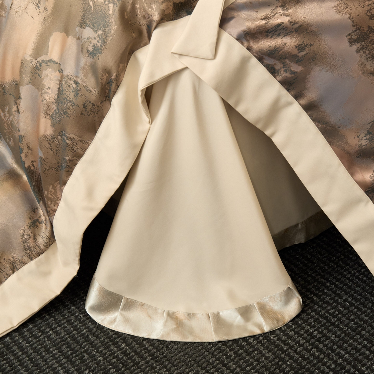 91家纺网 家纺一手货源 找家纺 莱欧纳家纺 2025新款质感多色提花四件套 忆嘉南