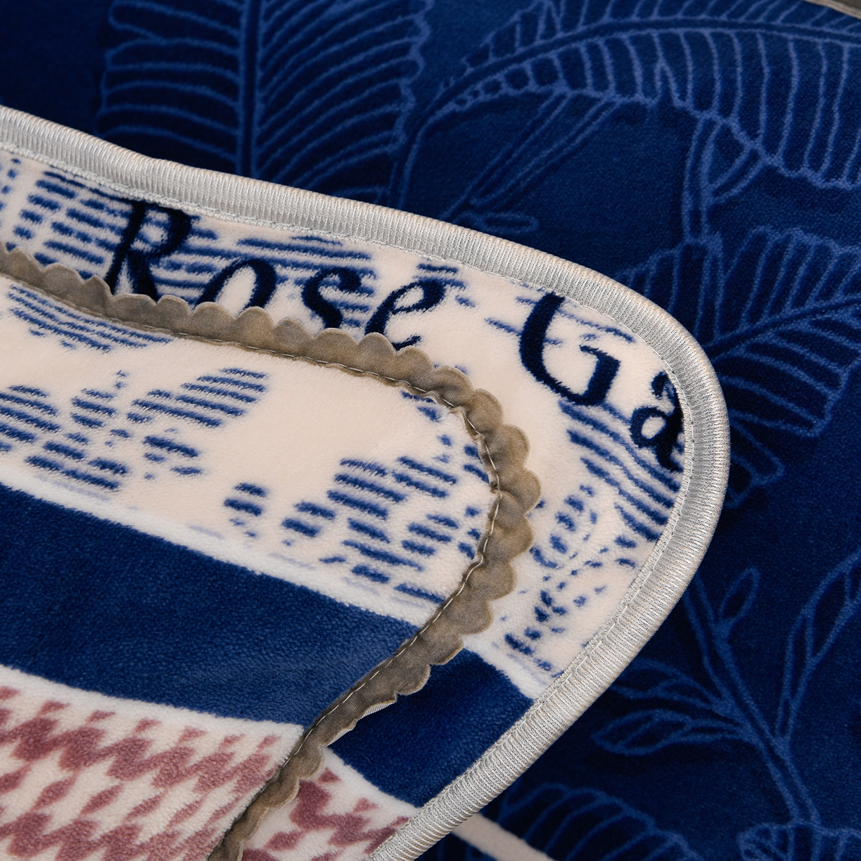 91家纺网 家纺一手货源 找家纺 贝诗梦 2025直播8.5斤高克重牛奶绒金貂法莱绒保暖四件套 玫瑰物语