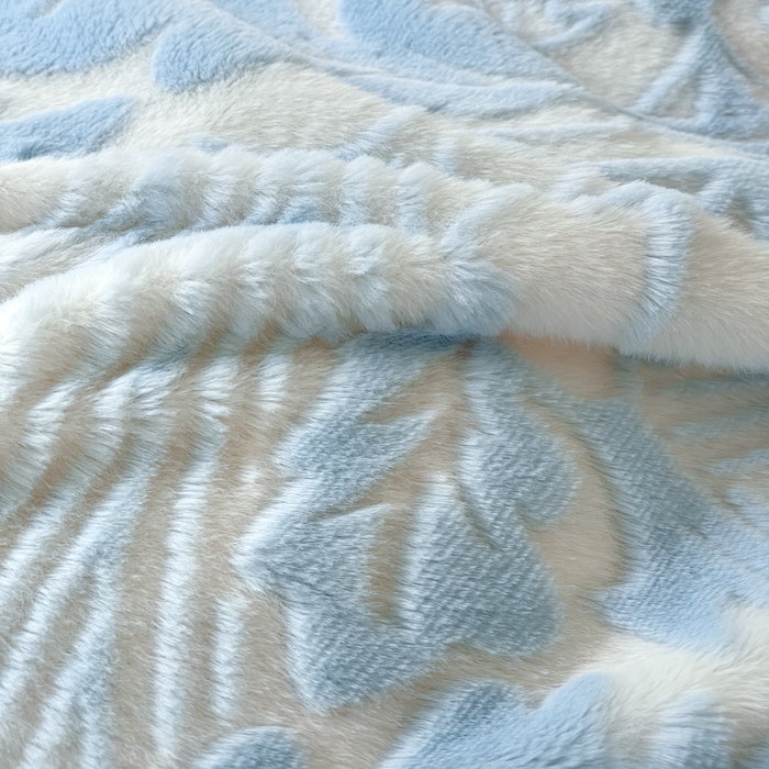 91家纺网 家纺一手货源 找家纺 金爱家 2025新款全消光牛奶绒A类纯色獭兔毛绒立体牛奶绒四件套 兔毛罗曼蒂蓝色