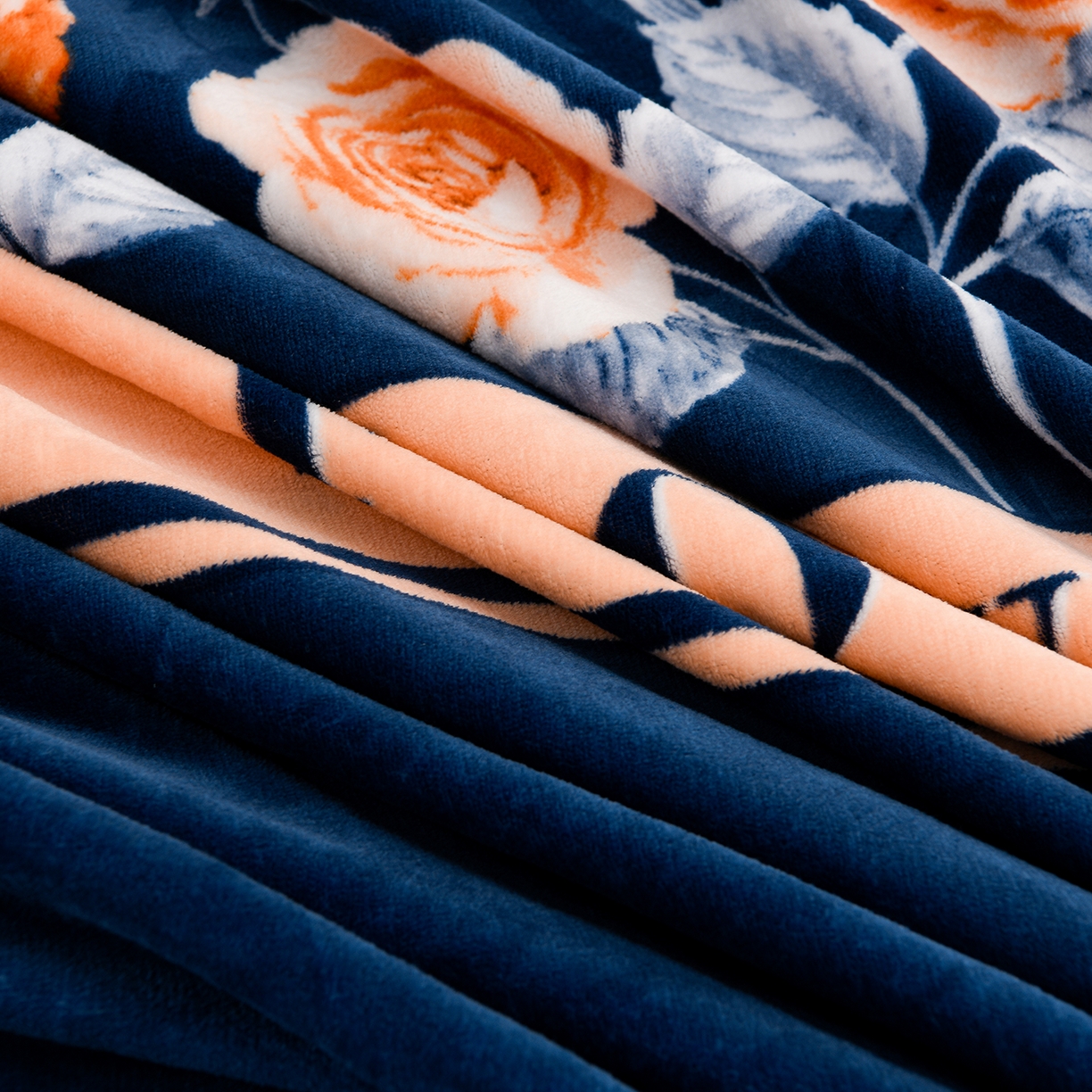 91家纺网 家纺一手货源 找家纺 贝诗梦 2025直播8.5斤高克重牛奶绒金貂法莱绒保暖四件套 月光玫瑰