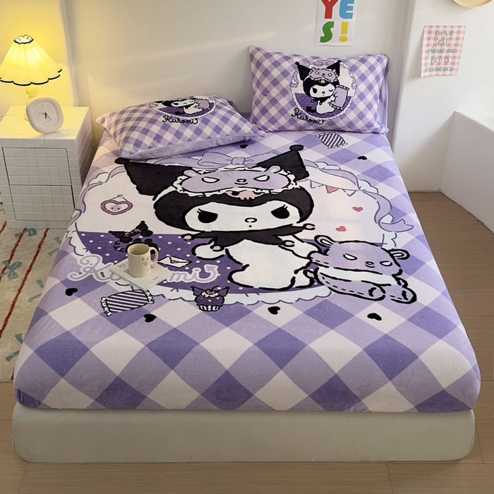 91家纺网 家纺一手货源 找家纺 （总）金爱家 2025新款高克重牛奶绒单品系列保暖床单床笠单件