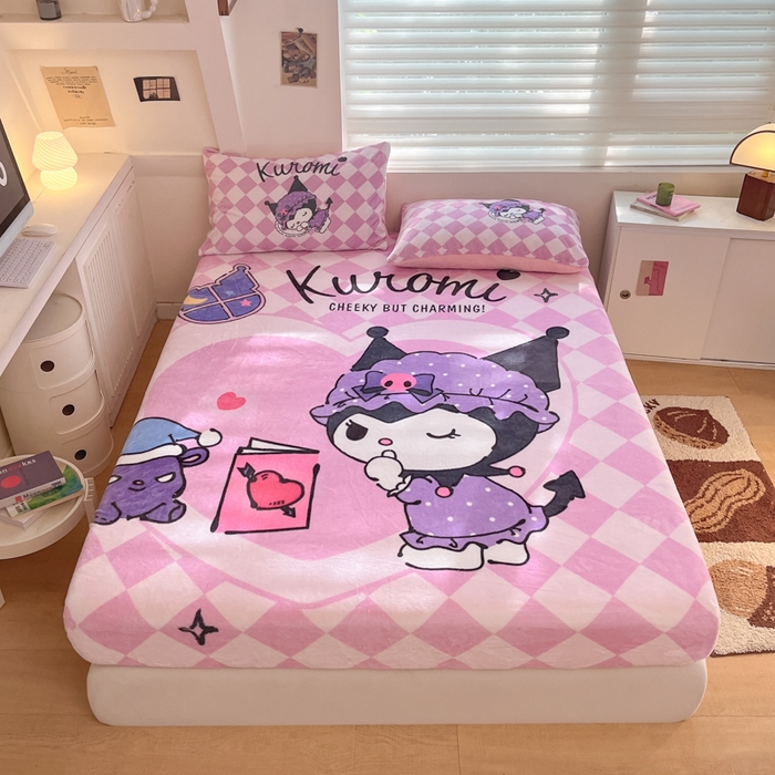 91家纺网 家纺一手货源 找家纺 （总）金爱家 2025新款高克重牛奶绒单品系列保暖床单床笠单件