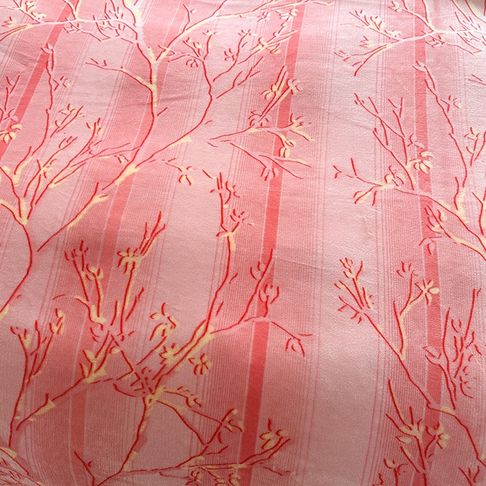 91家纺网 家纺一手货源 找家纺 望淮家纺 2025新款韩版牛奶绒四件套 梦幻丛林-粉