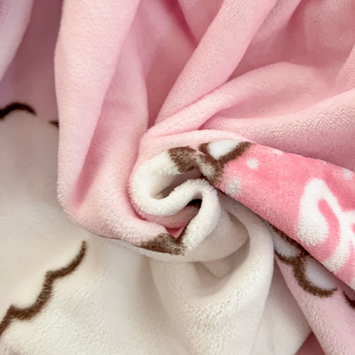 91家纺网 家纺一手货源 找家纺 金爱家 2025新款高克重牛奶绒单品系列保暖床单床笠单件 绒-D草莓蛋糕美乐蒂