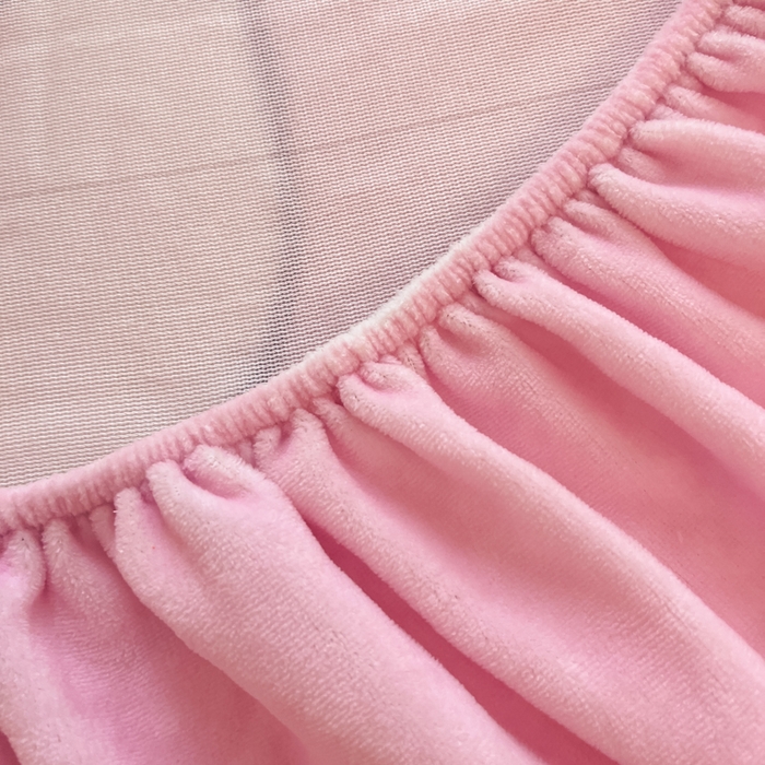 91家纺网 家纺一手货源 找家纺 金爱家 2025新款高克重牛奶绒单品系列保暖床单床笠单件 绒-D樱桃美美大耳狗