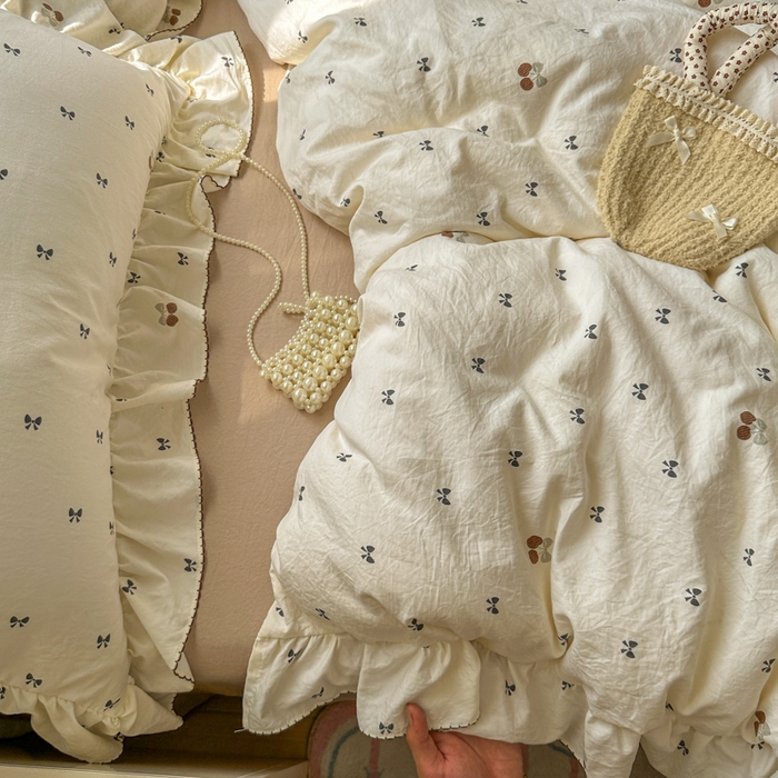 91家纺网 家纺一手货源 找家纺 欧尚 2025新款亲肤碎花云柔棉四件套 梦屿