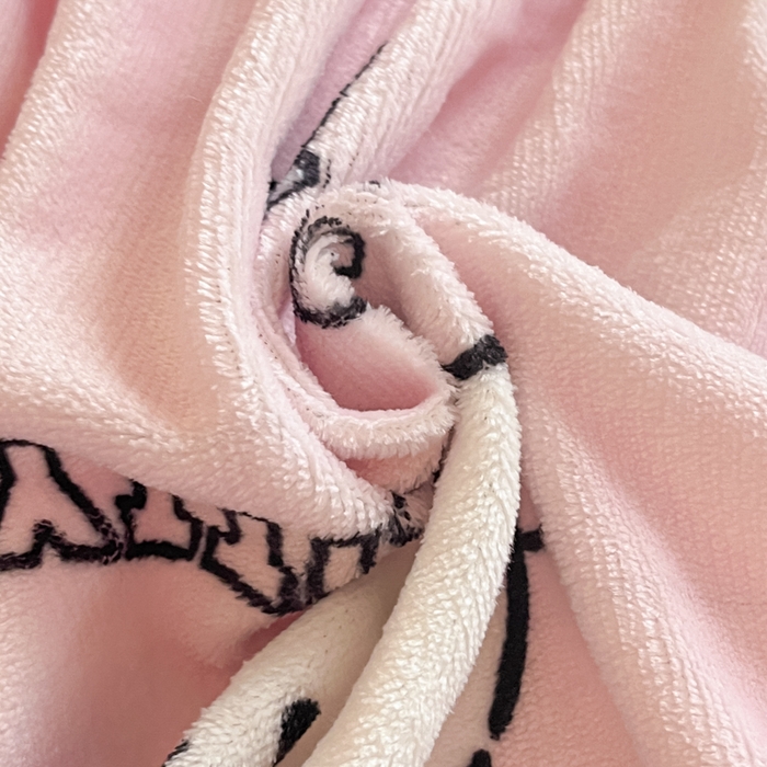 91家纺网 家纺一手货源 找家纺 金爱家 2025新款三丽鸥牛奶绒单品系列床单床笠单件 绒-X粉心甜筒kt