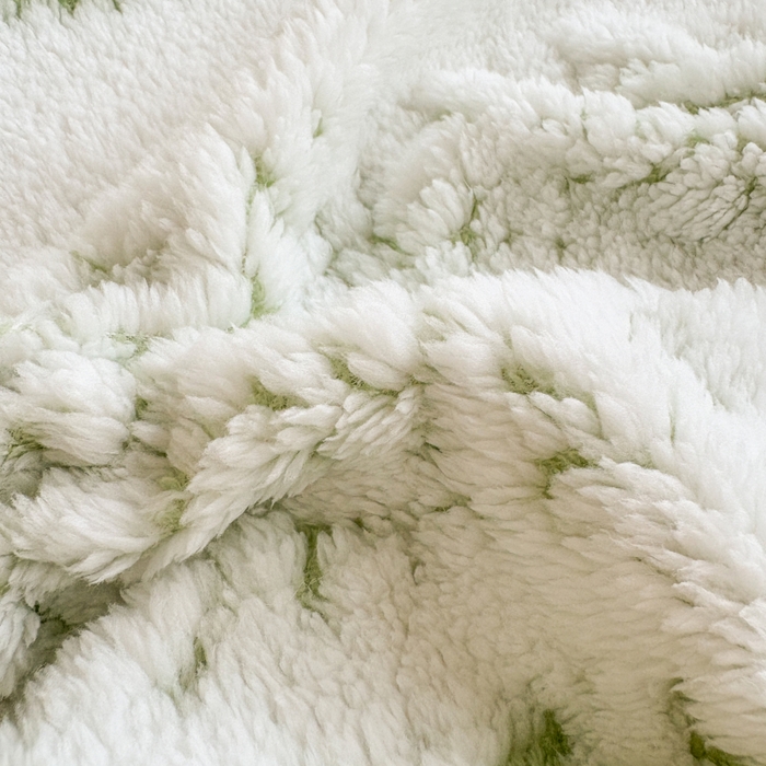 91家纺网 家纺一手货源 找家纺 潮邦创意家居 2025新款250g阳离子提花小球毯盖毯毯子-星绒墨趣 星绒墨趣 -香草绿