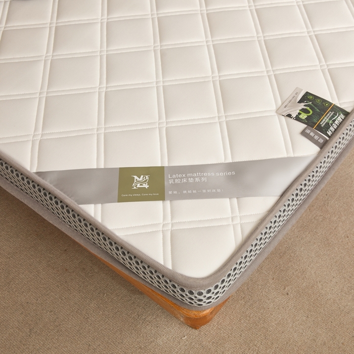 91家纺网 家纺一手货源 找家纺 （总）丽诺床垫 2025新款提花双层纱乳胶立体床垫