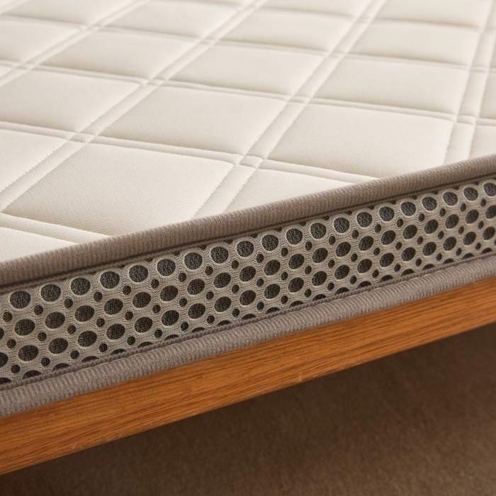 91家纺网 家纺一手货源 找家纺 （总）丽诺床垫 2025新款提花双层纱乳胶立体床垫