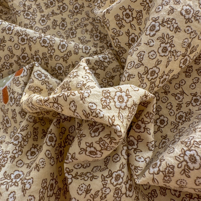 91家纺网 家纺一手货源 找家纺 欧尚 2025新款亲肤碎花云柔棉四件套 兔兔熊