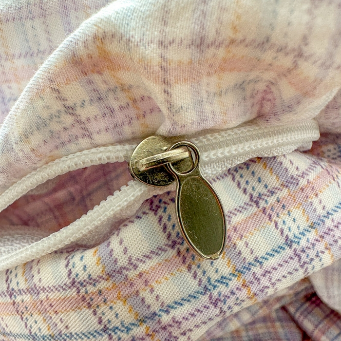 91家纺网 家纺一手货源 找家纺 欧尚 2025新款亲肤碎花云柔棉四件套 樱桃酱