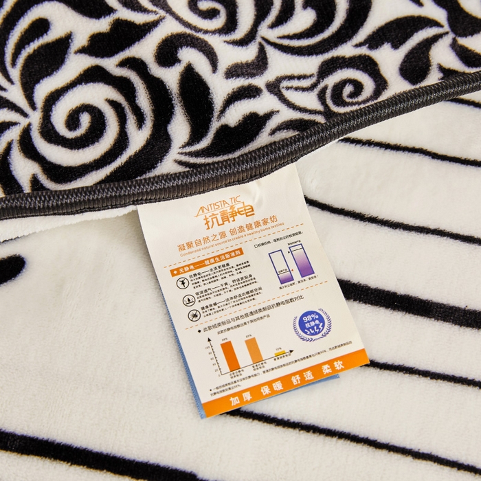 91家纺网 家纺一手货源 找家纺 博兰蒂 2025新款床裙款高克重牛奶绒印花四件套 金典格调