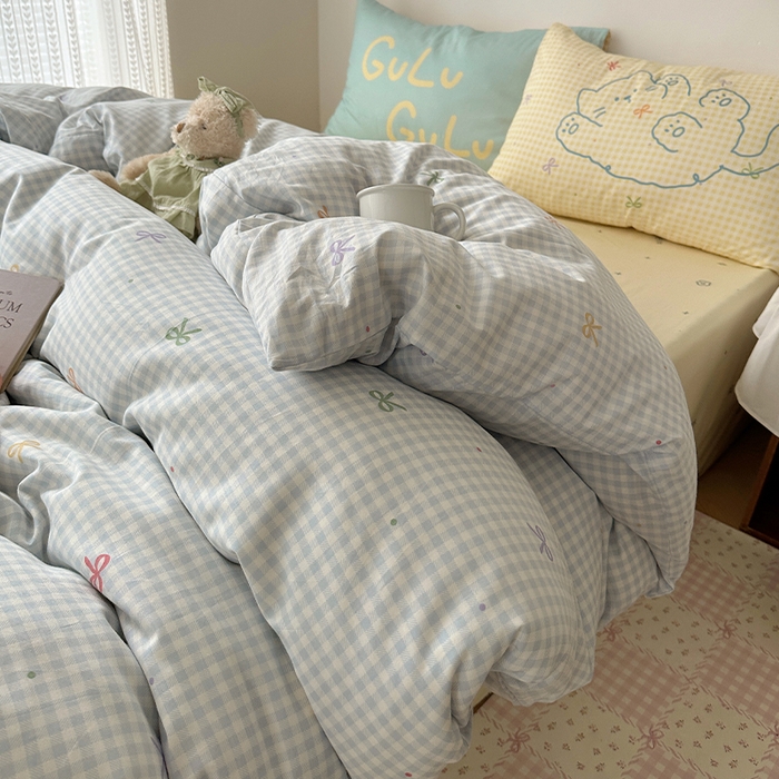 91家纺网 家纺一手货源 找家纺 （总）瑞莱 2025开学季13372印花大版枕套甜酷风四件套