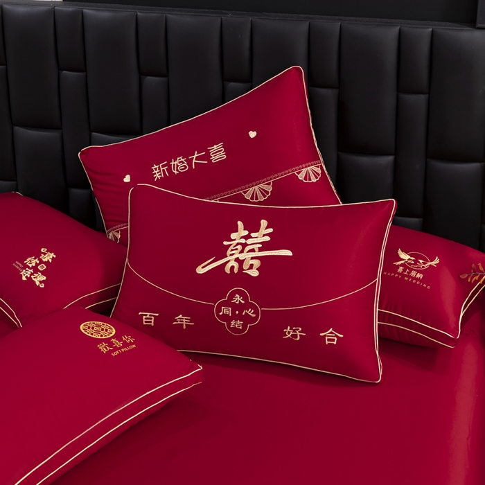 91家纺网 家纺一手货源 找家纺 （总）仁宇枕业 2025新款新品 高端全棉刺绣婚庆枕头大红结婚专用枕芯,组合图仅供展示不可下单 48x74cm/只,大红新婚大喜系列-大双喜 48x74cm/只,大红新婚大喜系列-喜欢你 48x74cm/只,大红新婚大喜系列-喜上眉梢 48x74cm/只,大红新婚大喜系列-新版喜结连理 48x74cm/只,大红新婚大喜系列-新婚大喜 48x74cm/只,组合图仅供展示不可下单 48x74cm/对,大红新婚大喜系列-大双喜 48x74cm/对,大红新婚大喜系列-喜欢你 48x74cm/对,大红新婚大喜系列-喜上眉梢 48x74cm/对,大红新婚大喜系列-新版喜结连理 48x74cm/对,大红新婚大喜系列-新婚大喜 48x74cm/对