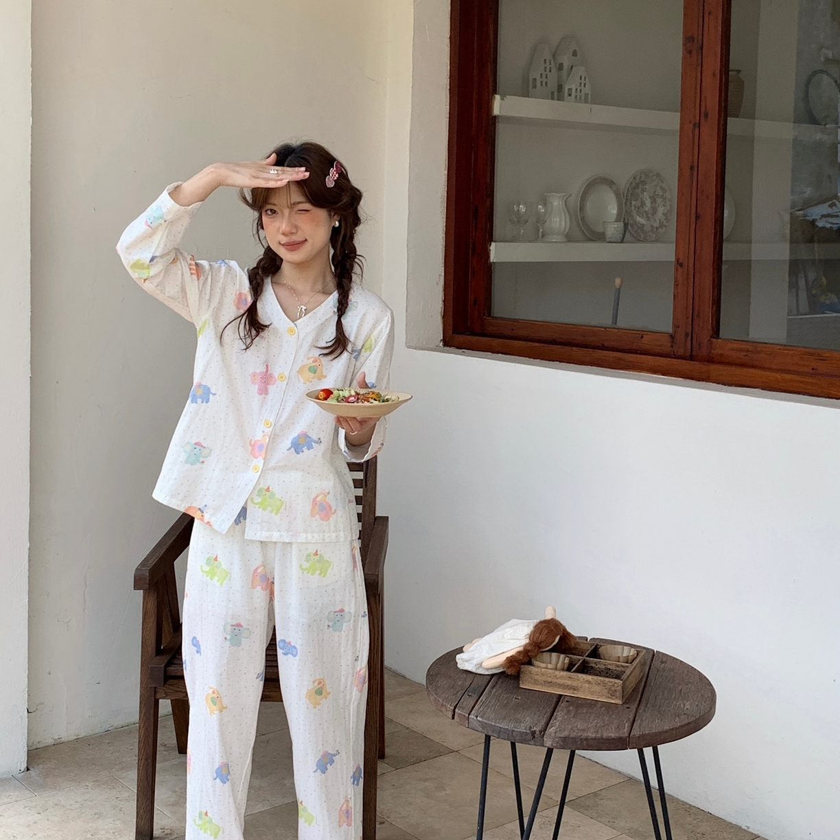 91家纺网 家纺一手货源 找家纺 （总） 纽约生活 2025新款有氧纱V领套装（会员-5）