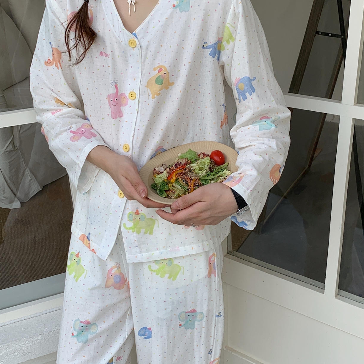 91家纺网 家纺一手货源 找家纺 （总） 纽约生活 2025新款有氧纱V领套装（会员-5）