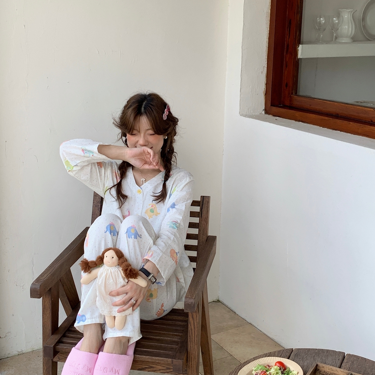 91家纺网 家纺一手货源 找家纺 （总） 纽约生活 2025新款有氧纱V领套装（会员-5）