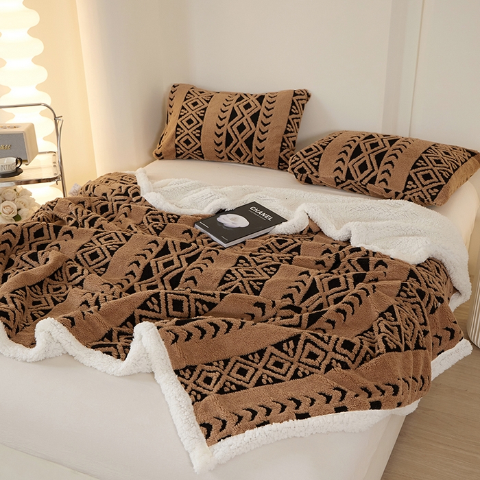 91家纺网 家纺一手货源 找家纺 （总）楼兰公主 2025新款阳离子羊羔绒菱格毯毛毯毯子-麦格系列,菱格-粉,菱格-灰,菱格-咖,菱格-绿,菱格-白