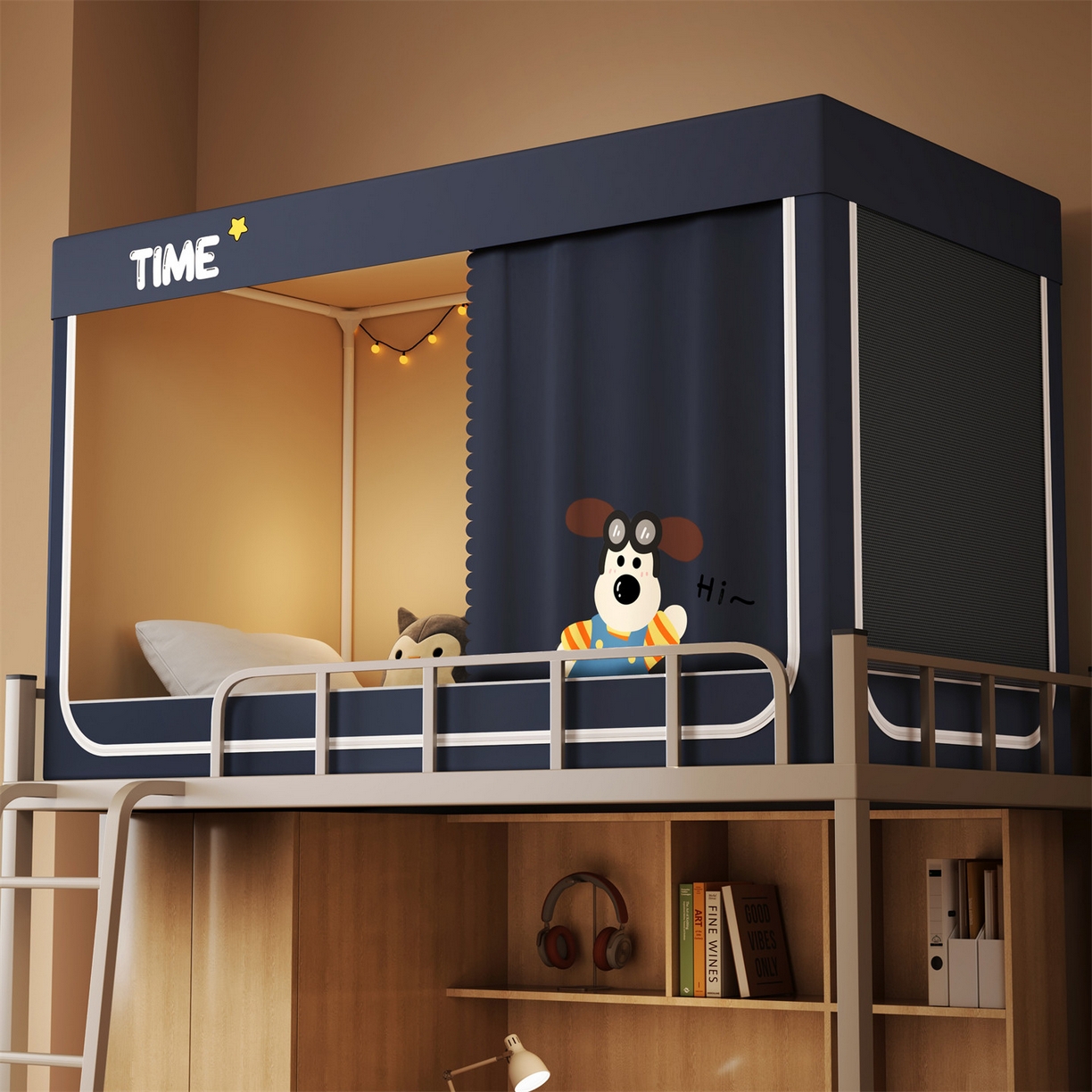 91家纺网 家纺一手货源 找家纺 （总）佳梦家纺 2025新款学生坐床烫画蚊帐