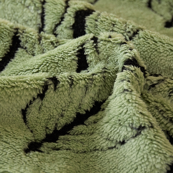 91家纺网 家纺一手货源 找家纺 （总）楼兰公主 2025新款阳离子羊羔绒蕉叶绒毯双层毛毯毯子