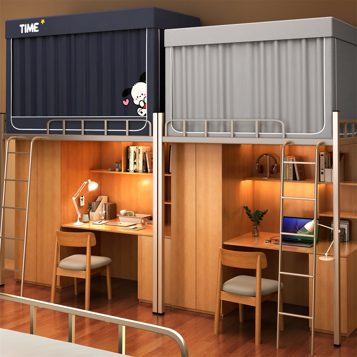 91家纺网 家纺一手货源 找家纺 佳梦家纺 2025新款学生坐床烫画蚊帐 爱心元宝