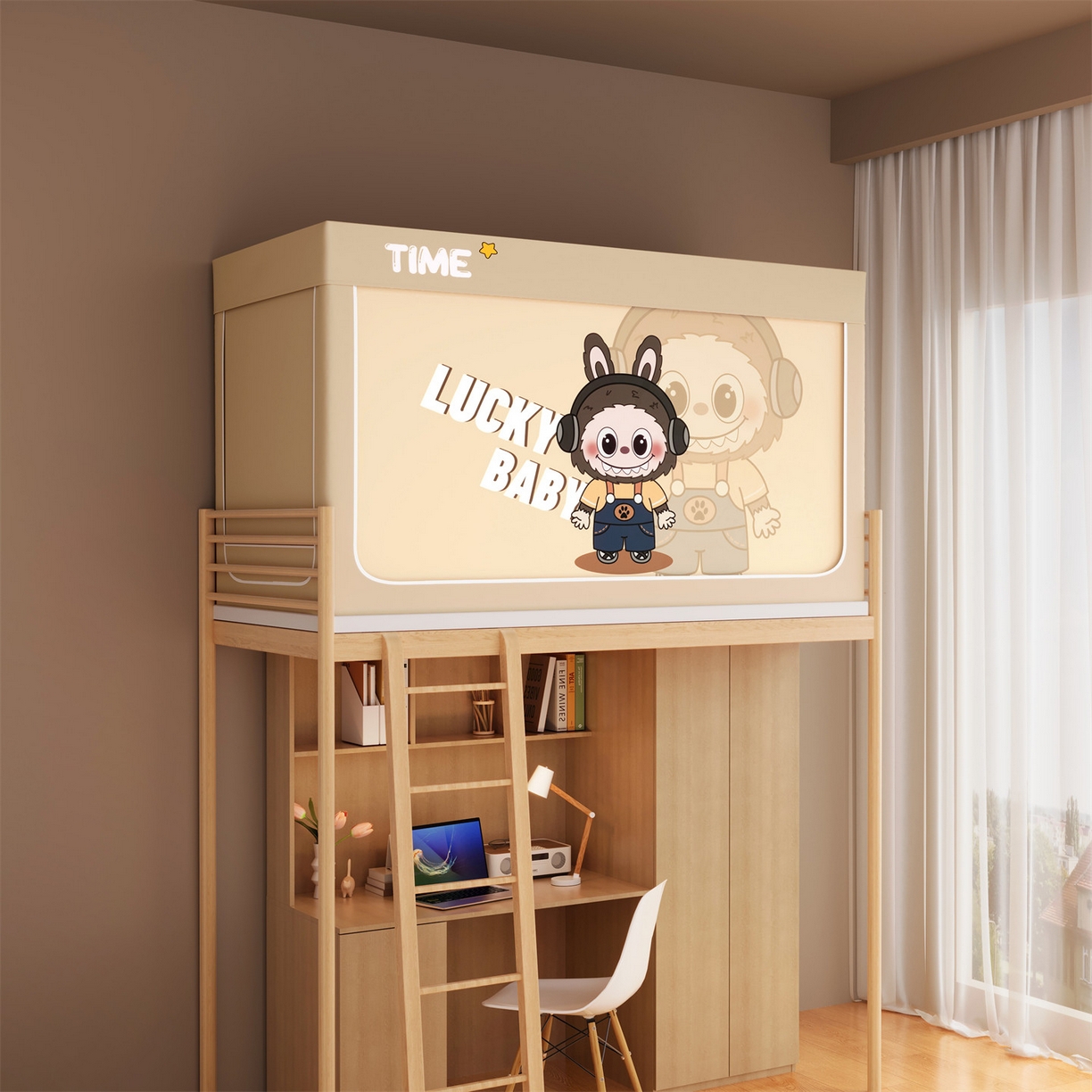 91家纺网 家纺一手货源 找家纺 （总）佳梦家纺 2025新款学生坐床蚊帐-印花系列