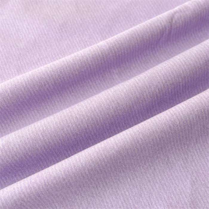 91家纺网 家纺一手货源 找家纺 缦彩 （支持一件定制）2024新款全棉被套加厚生态磨毛学生单被套纯棉被罩 花信光夕-紫