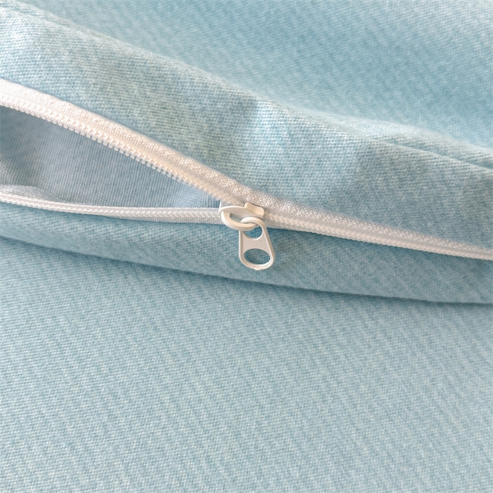 91家纺网 家纺一手货源 找家纺 缦彩 （支持一件定制）2024新款全棉被套加厚生态磨毛学生单被套纯棉被罩 花信光夕-蓝