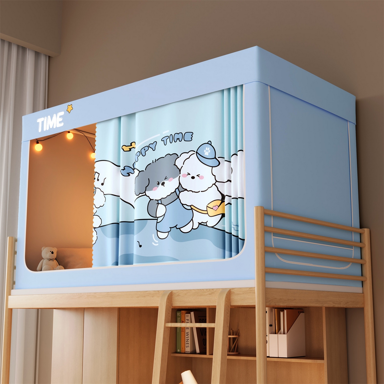 91家纺网 家纺一手货源 找家纺 佳梦家纺 2025新款学生坐床蚊帐-印花系列 旅游搭子