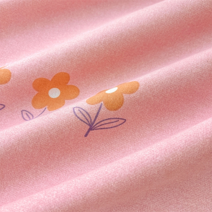 91家纺网 家纺一手货源 找家纺 缦彩 （支持一件定制）2024新款全棉被套加厚生态磨毛学生单被套纯棉被罩 珍妮粉