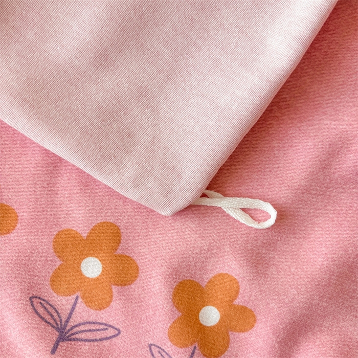 91家纺网 家纺一手货源 找家纺 缦彩 （支持一件定制）2024新款全棉被套加厚生态磨毛学生单被套纯棉被罩 珍妮粉