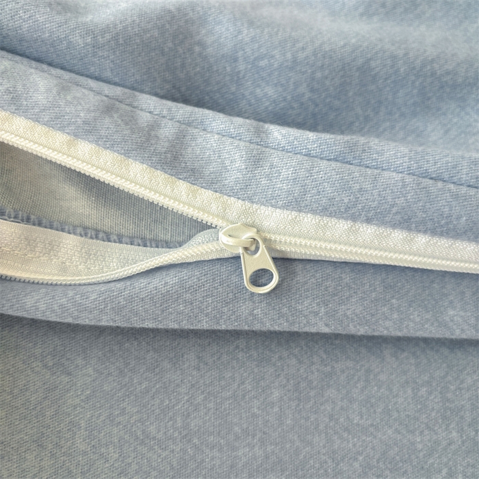 91家纺网 家纺一手货源 找家纺 缦彩 （支持一件定制）2024新款全棉被套加厚生态磨毛学生单被套纯棉被罩 幽诺花梦-蓝