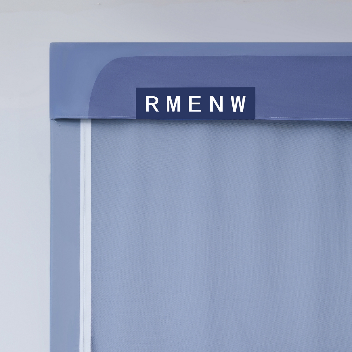 91家纺网 家纺一手货源 找家纺 星际优品 2025新款轻奢款学生一体式遮光蚊帐 星空蓝